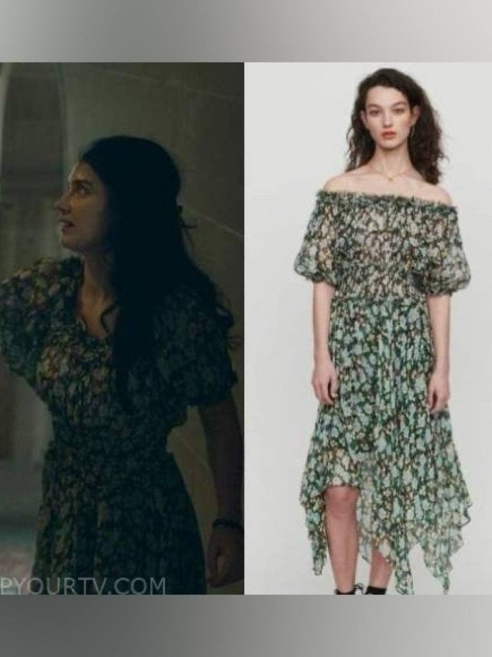 Maje Floral silk Dress